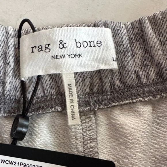 rag & bone Washed Knit Jean Shorts - Picture 3 of 4